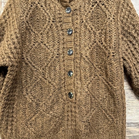 American Eagle Outfitters Brown Cable Knit Sweater - Picture 3 of 5
